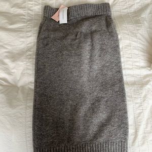 J CREW wool blended pencil skirt